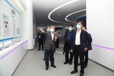 2020年4月22日工信部駐浙江復工復產(chǎn)聯(lián)絡組一行天通